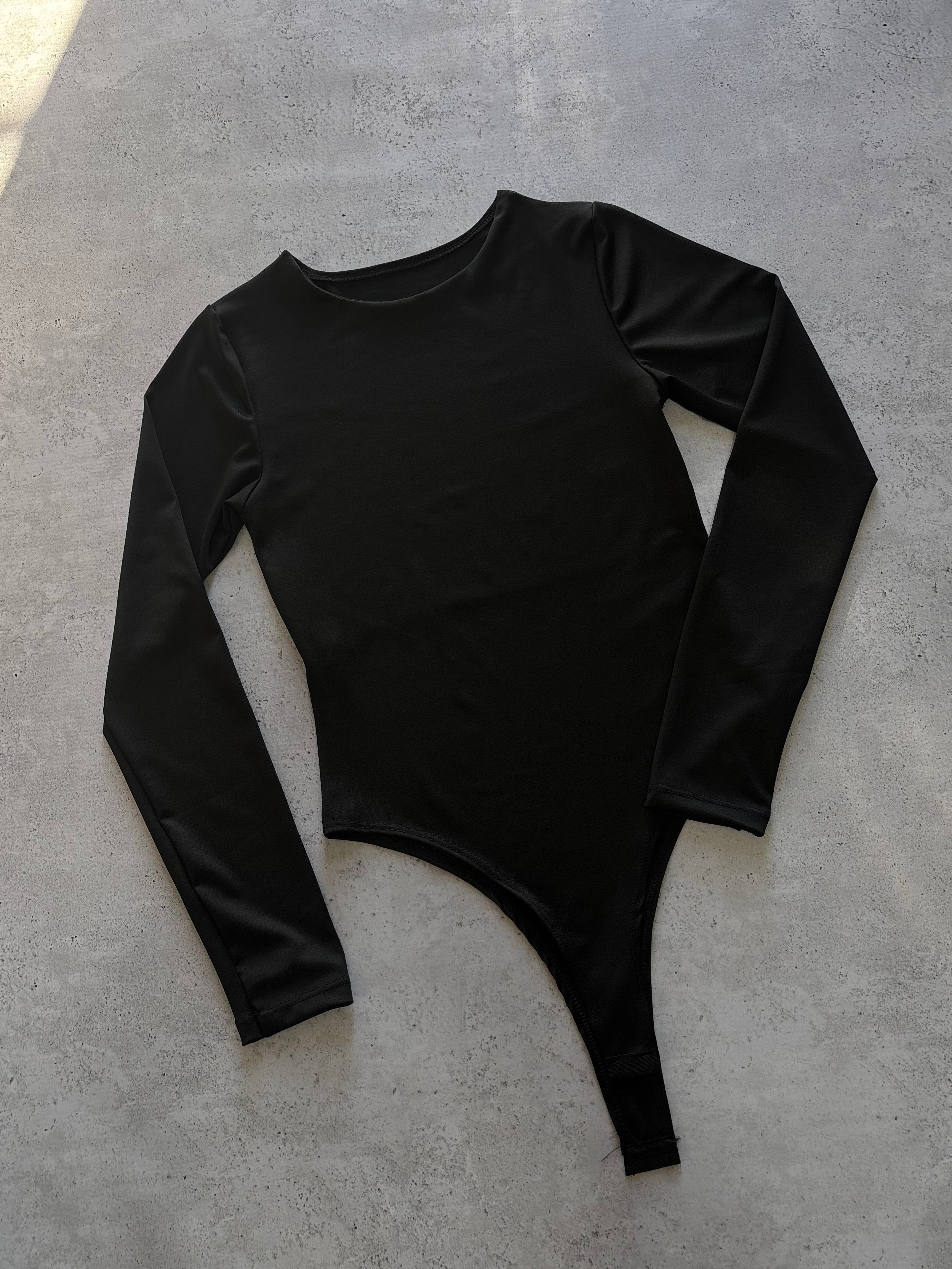 Body microfibra negro