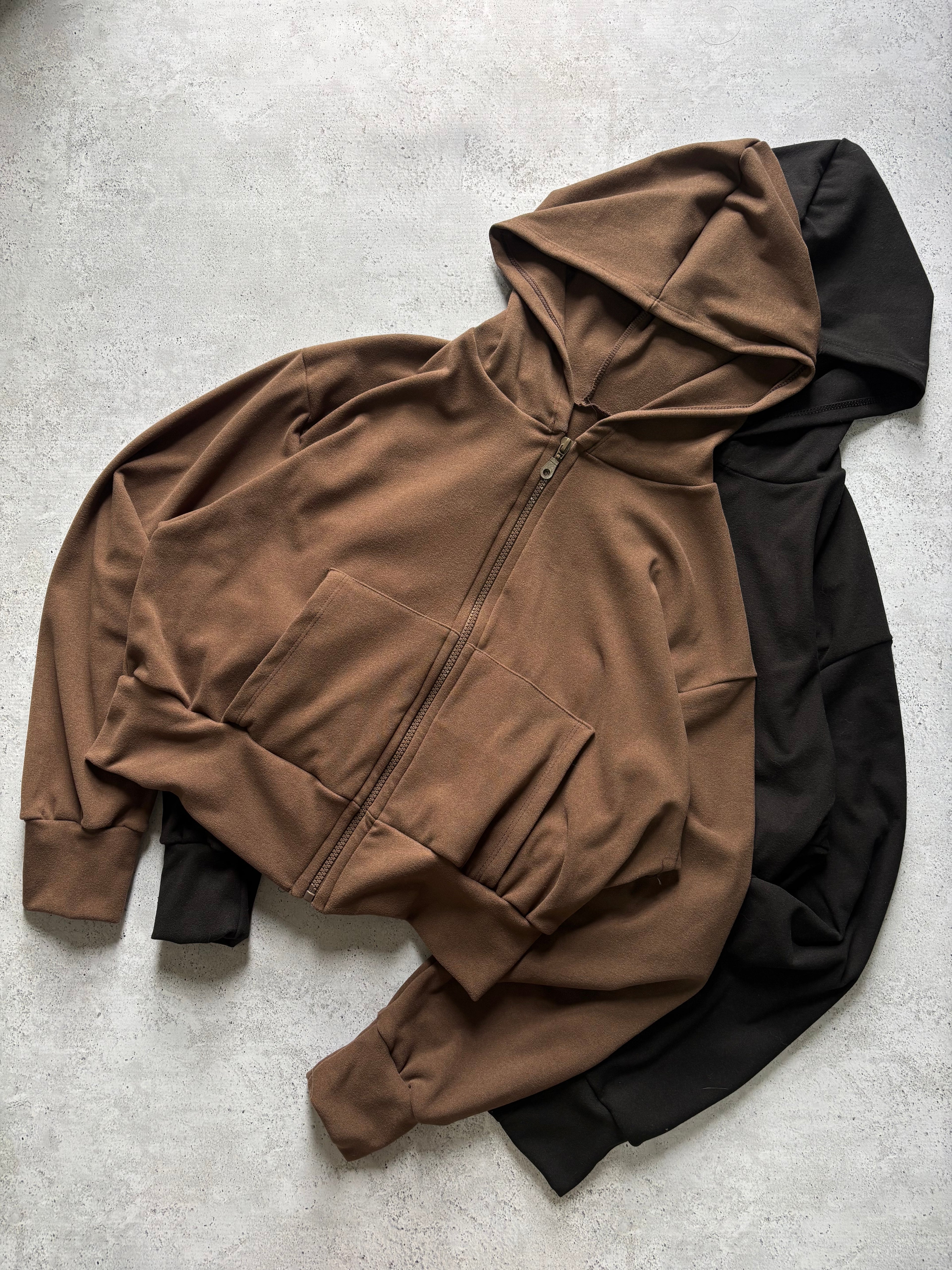 Campera micropolar c/capucha