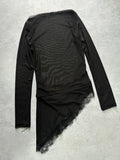 Top/vestido largo microtul