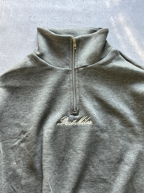 BUZO BRILLOS frizado gris