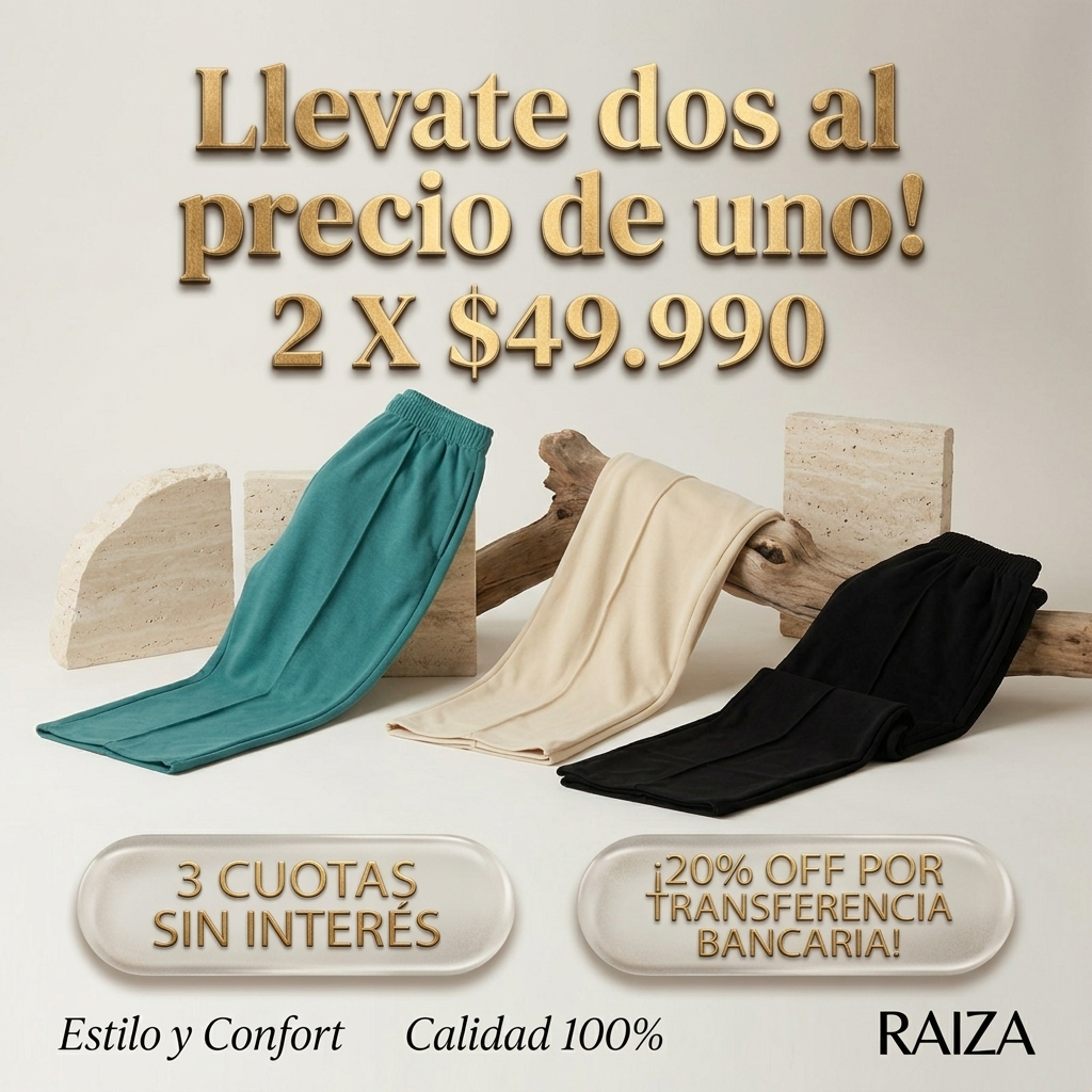 2 PALAZOS A UN SÚPER PRECIO 🔥 Elegis color y talles.